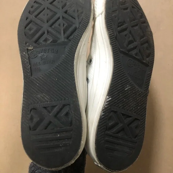 White Converse Sneakers - Picture 4 of 8